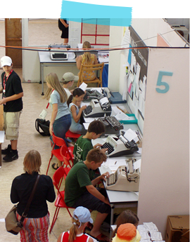 ミミューツ新聞社で働く子ども